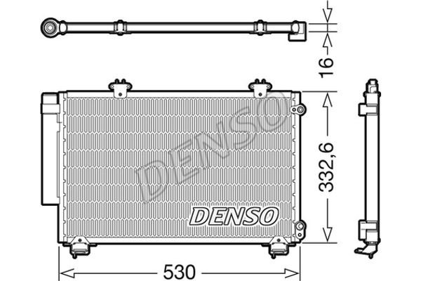 Denso Συμπυκνωτής, σύστ. Κλιματισμού - DCN50060