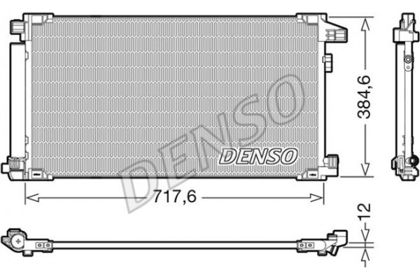 Denso Συμπυκνωτής, σύστ. Κλιματισμού - DCN50061