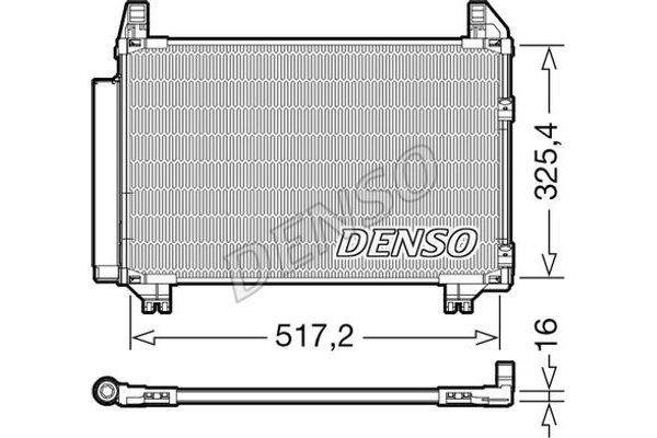 Denso Συμπυκνωτής, σύστ. Κλιματισμού - DCN50101