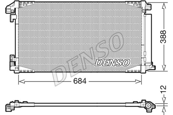 Denso Συμπυκνωτής, σύστ. Κλιματισμού - DCN50119