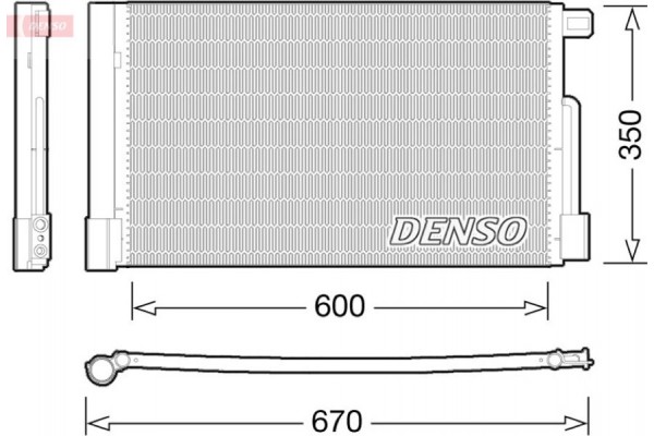 Denso Συμπυκνωτής, σύστ. Κλιματισμού - DCN01004