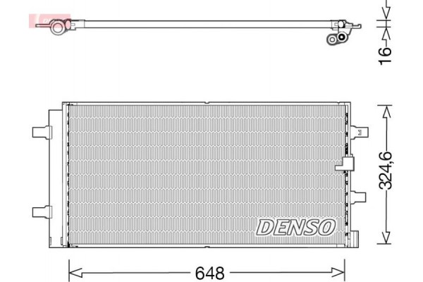 Denso Συμπυκνωτής, σύστ. Κλιματισμού - DCN02044