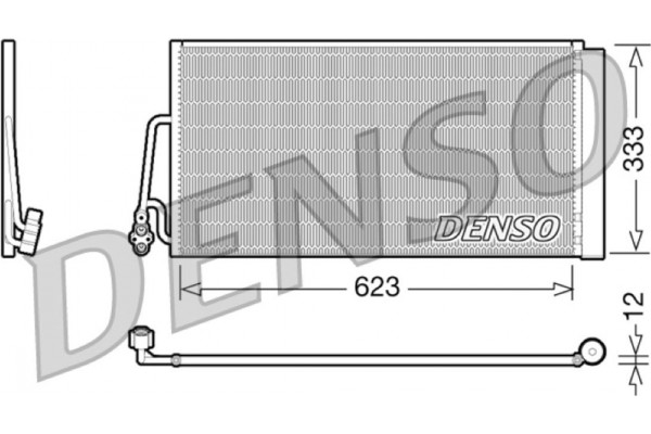 Denso Συμπυκνωτής, σύστ. Κλιματισμού - DCN05102 Denso Συμπυκνωτής, σύστ. Κλιματισμού - DCN05102