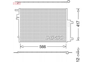 Denso Συμπυκνωτής, σύστ. Κλιματισμού - DCN06017