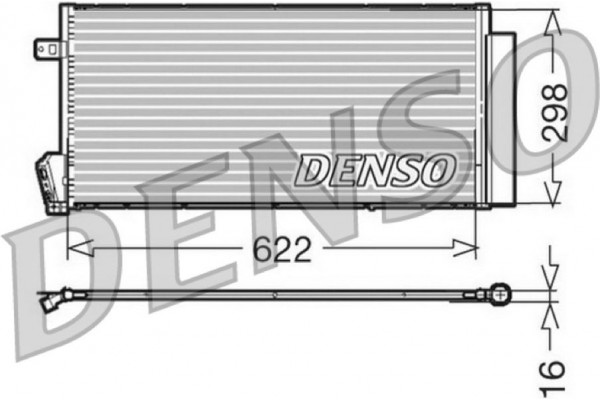 Denso Συμπυκνωτής, σύστ. Κλιματισμού - DCN09018