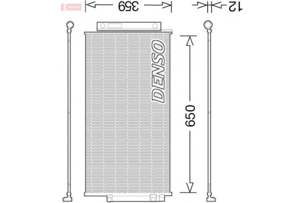 Denso Συμπυκνωτής, σύστ. Κλιματισμού - DCN09047 Denso Συμπυκνωτής, σύστ. Κλιματισμού - DCN09047