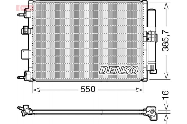 Denso Συμπυκνωτής, σύστ. Κλιματισμού - DCN10046