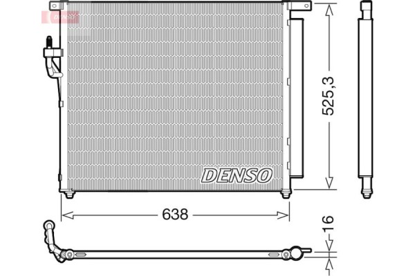 Denso Συμπυκνωτής, σύστ. Κλιματισμού - DCN10049