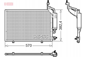Denso Συμπυκνωτής, σύστ. Κλιματισμού - DCN10050