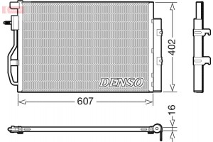 Denso Συμπυκνωτής, σύστ. Κλιματισμού - DCN15008
