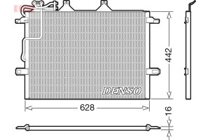 Denso Συμπυκνωτής, σύστ. Κλιματισμού - DCN17018