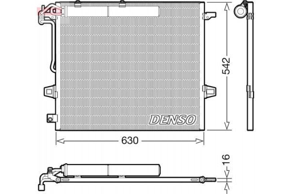 Denso Συμπυκνωτής, σύστ. Κλιματισμού - DCN17057