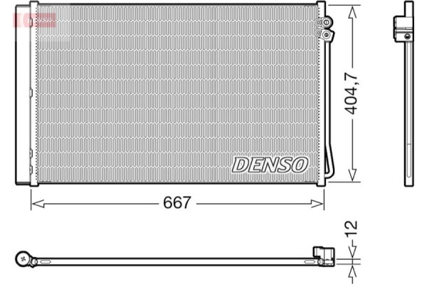 Denso Συμπυκνωτής, σύστ. Κλιματισμού - DCN17062