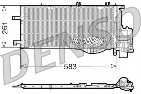 Denso Συμπυκνωτής, σύστ. Κλιματισμού - DCN20022 Denso Συμπυκνωτής, σύστ. Κλιματισμού - DCN20022