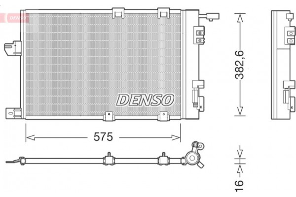 Denso Συμπυκνωτής, σύστ. Κλιματισμού - DCN20038