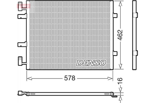 Denso Συμπυκνωτής, σύστ. Κλιματισμού - DCN20041