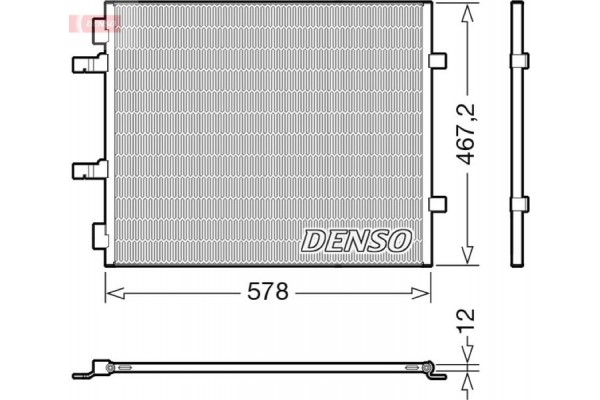 Denso Συμπυκνωτής, σύστ. Κλιματισμού - DCN20042