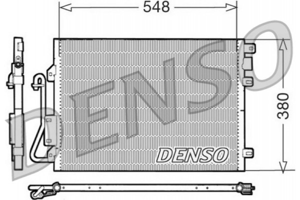 Denso Συμπυκνωτής, σύστ. Κλιματισμού - DCN23008