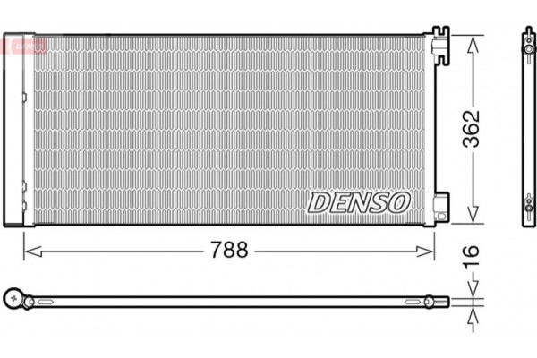 Denso Συμπυκνωτής, σύστ. Κλιματισμού - DCN23042