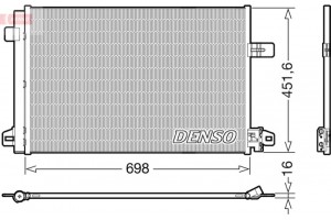 Denso Συμπυκνωτής, σύστ. Κλιματισμού - DCN32028