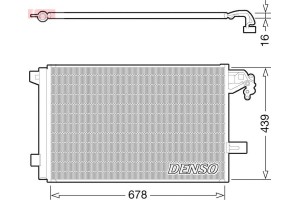 Denso Συμπυκνωτής, σύστ. Κλιματισμού - DCN32063
