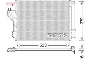 Denso Συμπυκνωτής, σύστ. Κλιματισμού - DCN41004