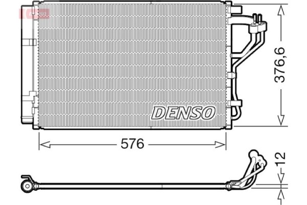 Denso Συμπυκνωτής, σύστ. Κλιματισμού - DCN41010