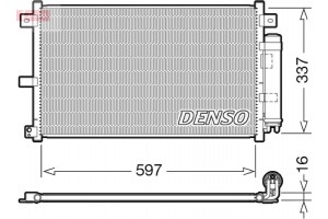 Denso Συμπυκνωτής, σύστ. Κλιματισμού - DCN44001