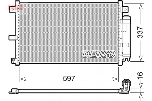 Denso Συμπυκνωτής, σύστ. Κλιματισμού - DCN44001