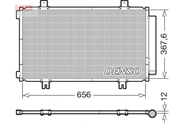 Denso Συμπυκνωτής, σύστ. Κλιματισμού - DCN47009
