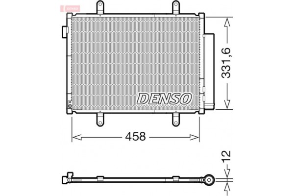 Denso Συμπυκνωτής, σύστ. Κλιματισμού - DCN47011