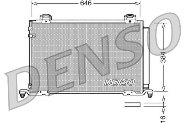Denso Συμπυκνωτής, σύστ. Κλιματισμού - DCN50026
