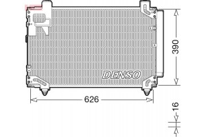 Denso Συμπυκνωτής, σύστ. Κλιματισμού - DCN50044
