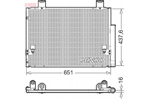 Denso Συμπυκνωτής, σύστ. Κλιματισμού - DCN50057