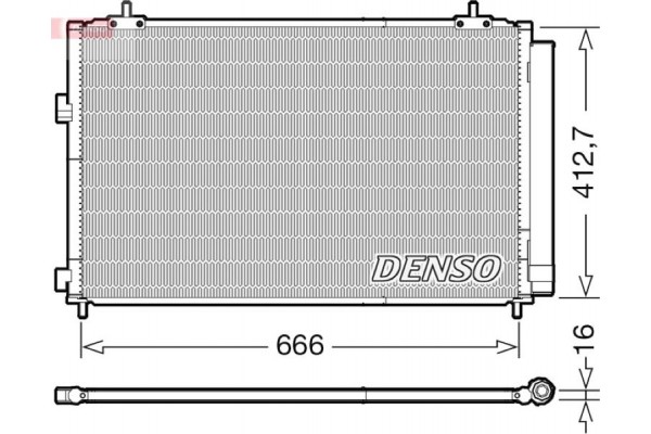 Denso Συμπυκνωτής, σύστ. Κλιματισμού - DCN50059