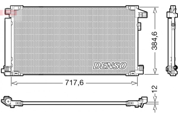 Denso Συμπυκνωτής, σύστ. Κλιματισμού - DCN50061