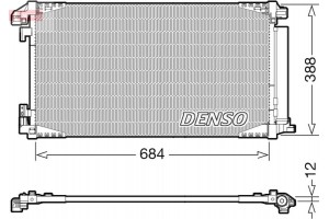 Denso Συμπυκνωτής, σύστ. Κλιματισμού - DCN50119