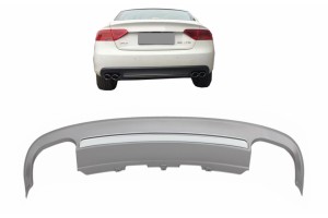 Διαχύτης Πίσω Προφυλακτήρα Κατάλληλος Για Audi A5 8T 2 Doors Coupe Cabriolet (2012-2015) S5 Design