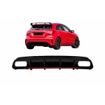 Διαχύτης Πίσω Προφυλακτήρα Κατάλληλος Για Mercedes A-Class W176 Facelift (2015-2018) A45 Design Red Edition