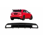 Διαχύτης Πίσω Βαλάντου Black Edition Κατάλληλος Για Mercedes A-Class W176 Facelift (2012-2018) A45 Design