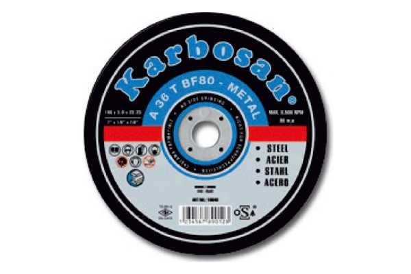 Karbosan 10040 Δισκος Κοπης Σιδηρου 180MMΧ3Χ22 A36T, BF80