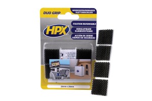 Ηρχ Duo Grip Pads Μαύρο 25mmx25mm, Hpx