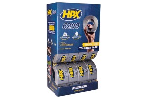 Ηρχ Υφασμάτινη Ταινία 48mmx25m Ασημί Σε εκθέτη, Hpx