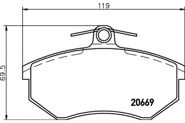 Don Σετ τακάκια, Δισκόφρενα - PCP1136