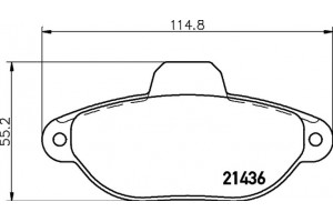 Don Σετ τακάκια, Δισκόφρενα - PCP1014