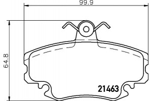 Don Σετ τακάκια, Δισκόφρενα - PCP1005