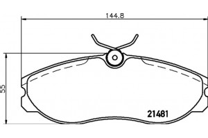 Don Σετ τακάκια, Δισκόφρενα - PCP1379
