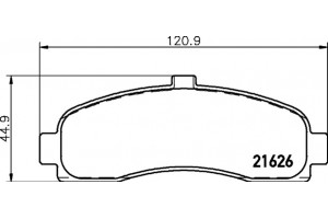Don Σετ τακάκια, Δισκόφρενα - PCP1169