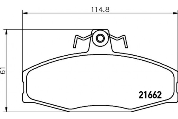 Don Σετ τακάκια, Δισκόφρενα - PCP1355