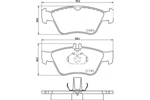 Don Σετ τακάκια, Δισκόφρενα - PCP1041
